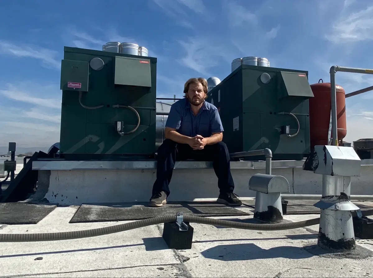 Reeve Jeremias, owner and lead technician of RJ HVAC