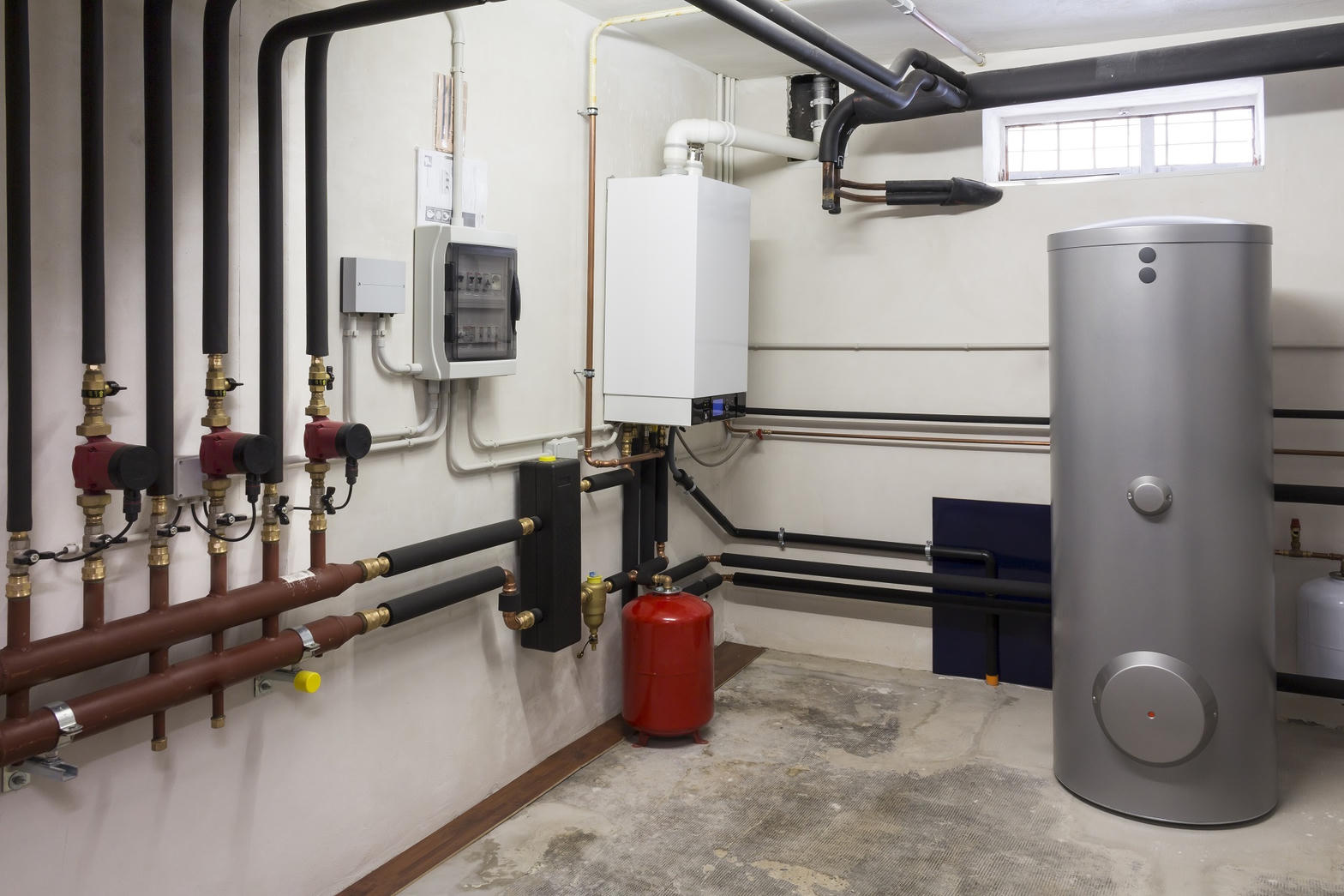 Residential boiler piping — boiler service in Kalispell