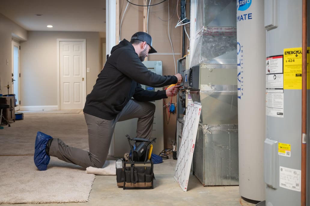 Furnace in a basement — HVAC repair and installation in Kalispell